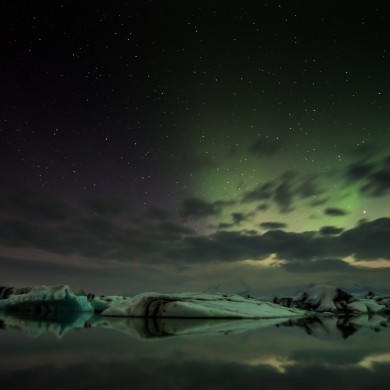 Iceland 2014 Northern Lights Jökulsárlón