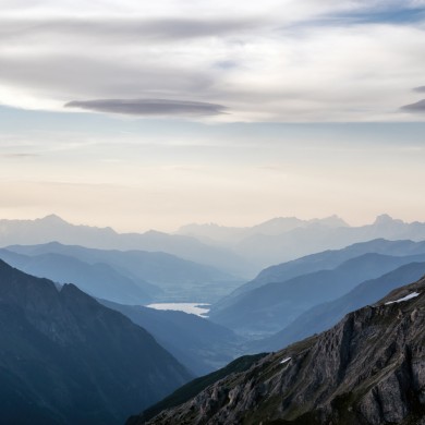 Alpen Sommer 2017 - Blick von der Edelweißspitze zum Zeller See